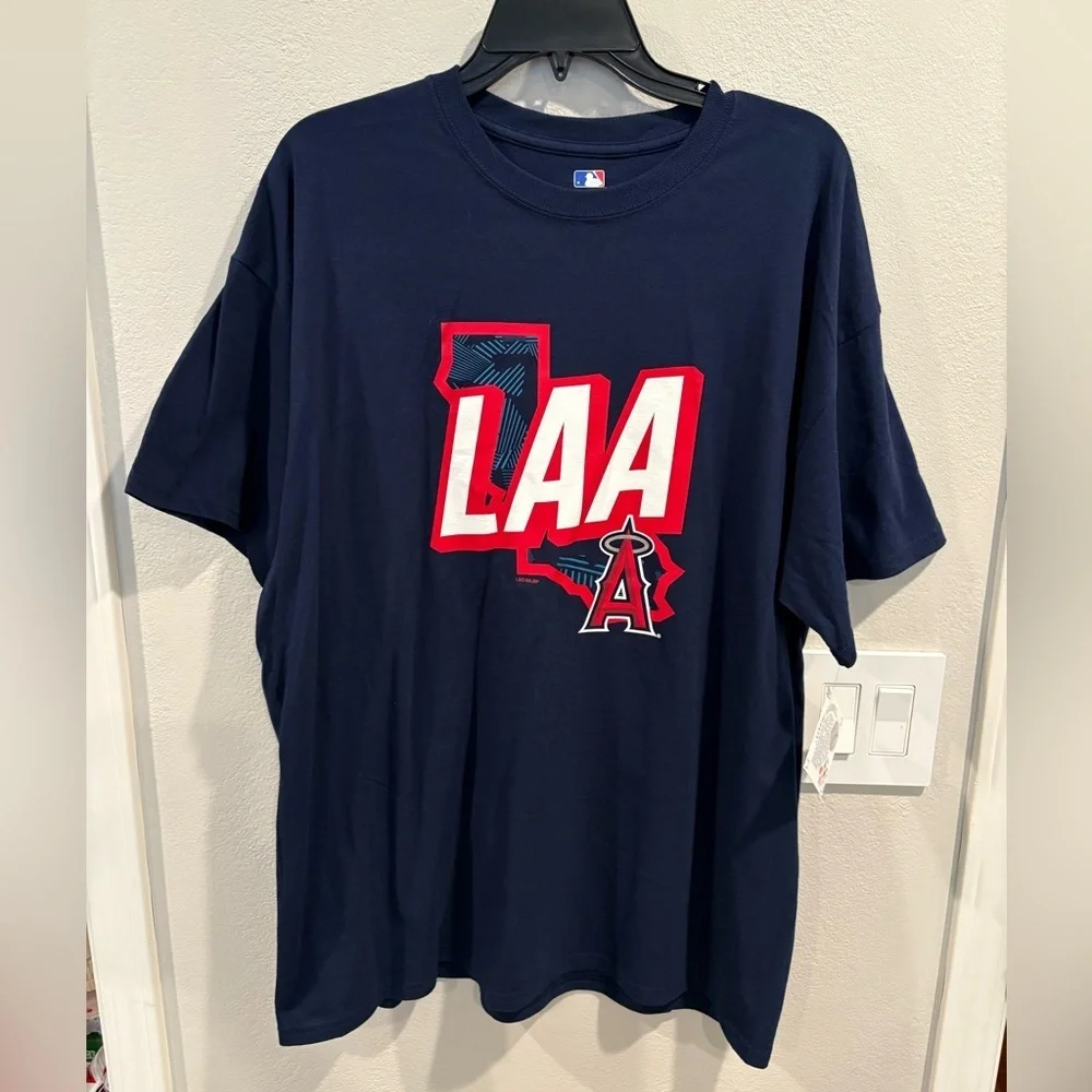 Los Angeles Angels MLB Genuine Merchandise Navy Blue Men’s T-shirt Size XL NWT